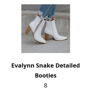 Snake detailed Booties